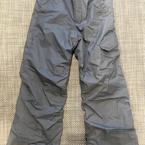 Med Columbia Gray Boy’s Snow/ Ski Pants w pockets & velcro